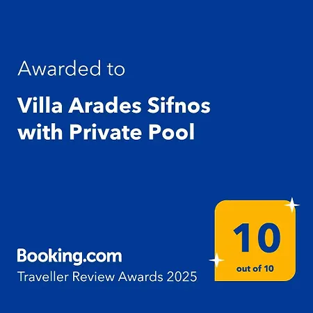 Arades Sifnos With Private Pool Villa Apollonia